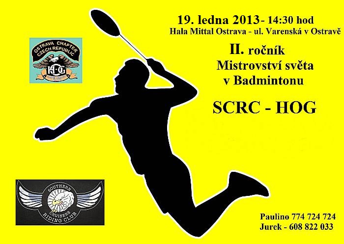 SCRC North Moravian chapter - Badminton Cup
